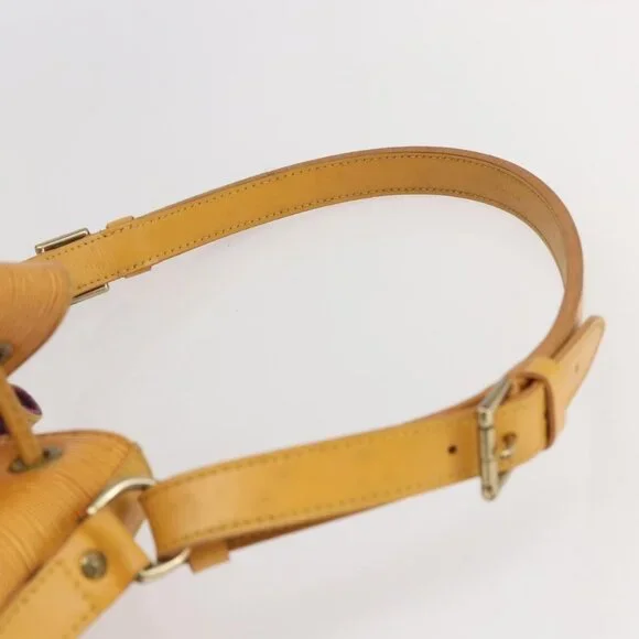 Authentic LOUIS VUITTON Epi Noe Shoulder Bag Tassili Yellow M44009 LV - Picture 15 of 16
